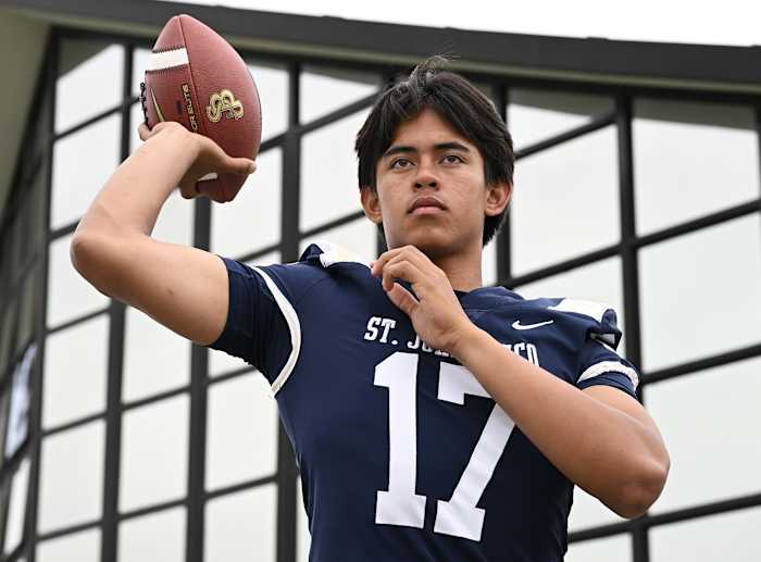 St. John Bosco senior Caleb Sanchez picked Columbia University as his college choice.